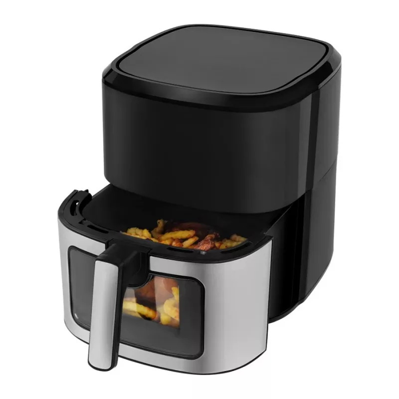 Fritadeira sem óleo N'oveen AF770 X-LINE preta, prateada