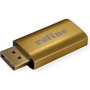 ROLINE GOLD Adaptador DisplayPort-HDMI 4K, v1.2, DP macho - HDMI fêmea, ativo