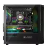 Caixa de computador Logic Concept Portos Mini ARGB Micro ATX preto