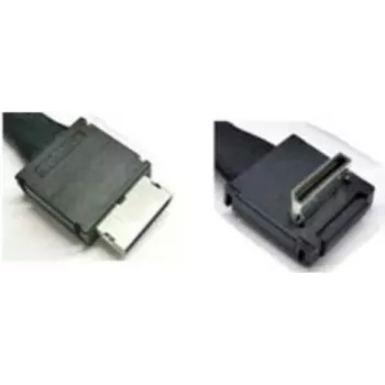 Cabo OCuLink Intel AXXCBL700CVCR - Cabo SAS interno - 4i MiniLink SAS (SFF-8611) (M) reto para 4i MiniLink SAS (SFF-8611) (M) em ângulo reto - 70 cm (AXXCBL700CVCR)