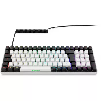 SKILLER SGK50 S2, teclado gaming branco, layout DE, Gateron Red