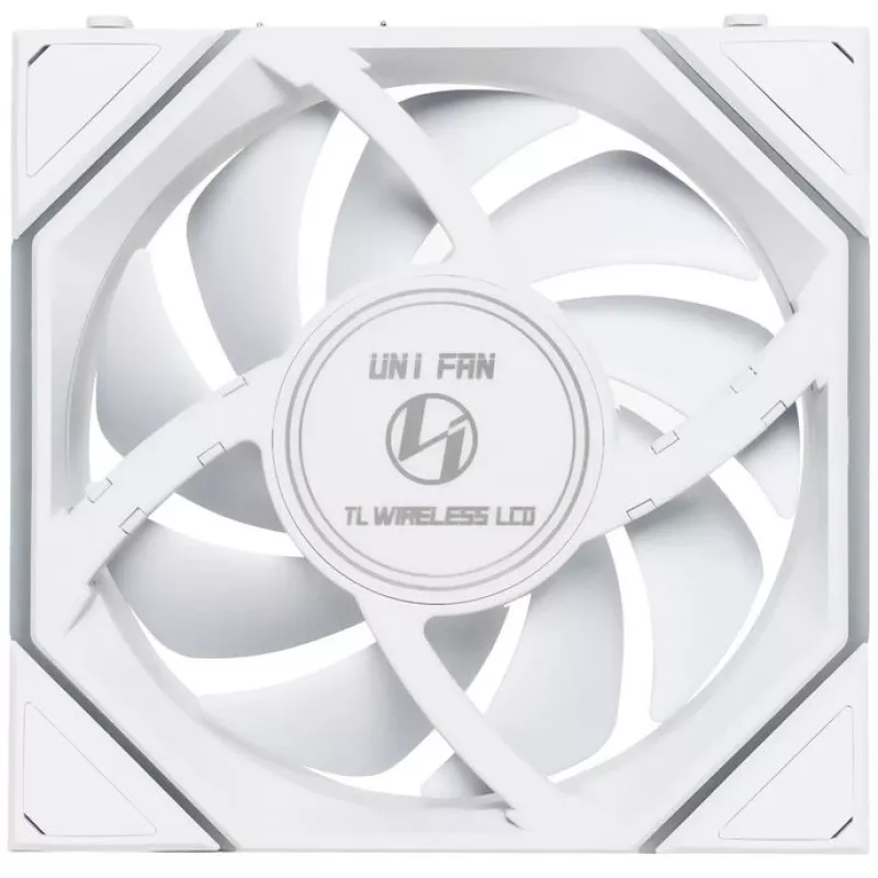 Ventoinha de caixa 120 mm Lian Li 12RTLLCD1W1W ARGB Wireless LCD branco