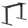 Secretária com ajuste elétrico de altura Ergo Office, altura máx. 1160 mm, máx. - 80 kg, sem tampo para trabalho sentado/de pé, preto, ER-400 B