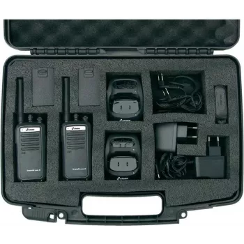 Rádio bidirecional Stabo 20261 16 canais 446,00625-446,19375 MHz preto