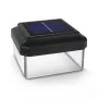 GB128 Lâmpada solar LED para postes de vedação e jardim, Preto - Verde Azul