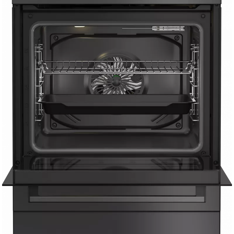 Placa de gás com forno elétrico para encastrar BEKO FBM62330GADSN 60 cm, cinzento, classe de eficiência energética A