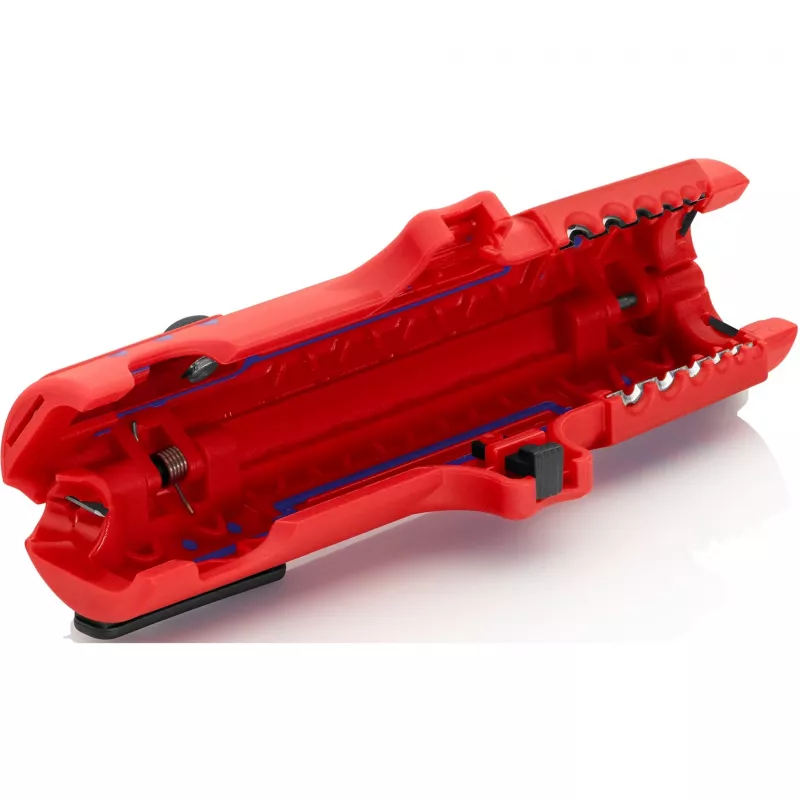 Descarnador de cabos Knipex 16 85 125 SB azul, vermelho