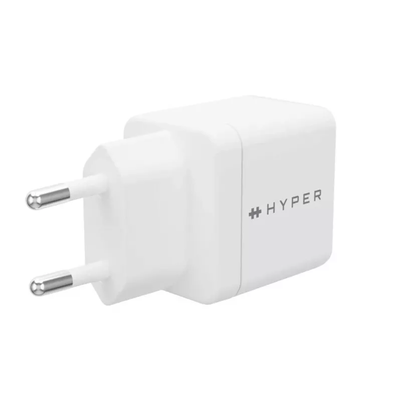 Carregador HYPER HJG35EU para dispositivos móveis, auscultadores, headset, smartphone, relógio, Branco, carregamento rápido AC, interior
