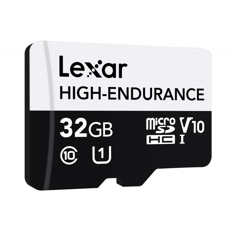 Cartão microSD High Endurance 32GB C10 A1 U1 V10 100/30MB/s