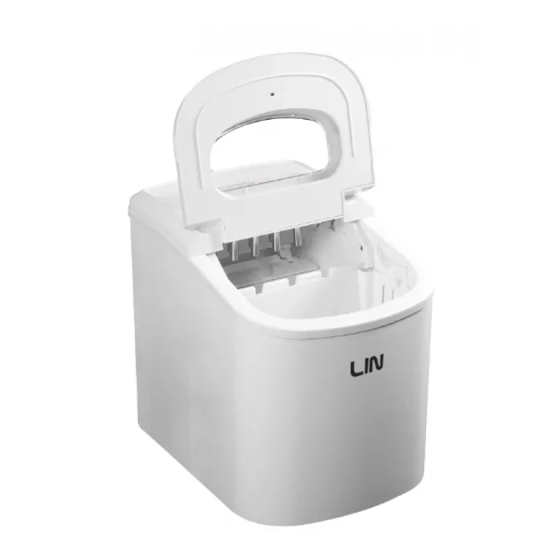 Máquina de gelo portátil LIN ICE PRO-W12 branca