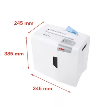 Destruidora de documentos HSM shredstar S10, 6 mm + mecanismo de corte de CD separado