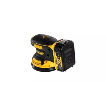 Lixadora orbital excêntrica DeWalt DCW210N sem escovas 18 V, prato de 125 mm, 8.000–12.000 OPM, 930 g