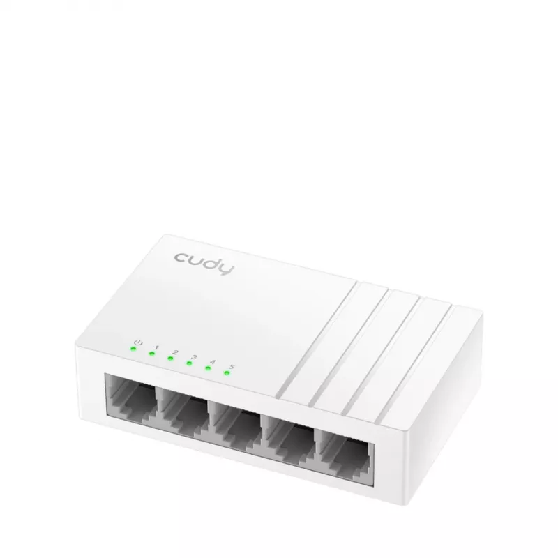 Switch de rede Cudy GS105U – não gerido 5 portas Gigabit Ethernet (10/100/1000), branco, 5 V