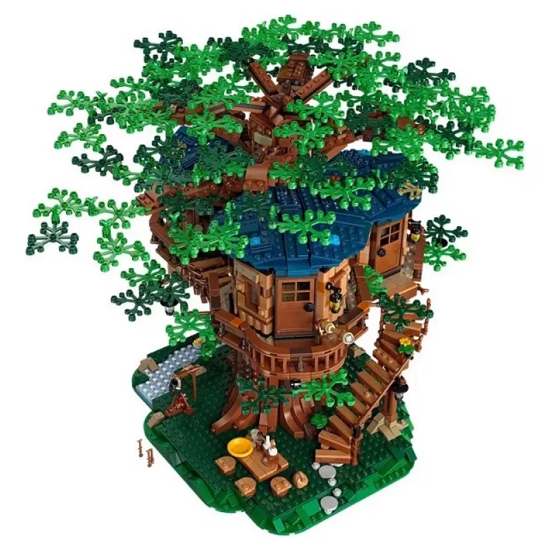 Conjunto LEGO IDEAS 21318 Casa na Árvore construção 3-em-1 – modelo modular de casa na árvore, conjunto de construção múltipla