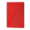 WD My Passport WDBYVG0020BRD - Disco rígido - encriptado - 2TB - externo (portátil) - USB3.0 - AES de 256 bits - vermelho (WDBYVG0020BRD-WESN)