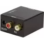 Adaptador de áudio LogiLink CA0102 Toslink / RCA preto