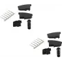 Conector de cabo TAE F ShiverPeaks BS72000-SET2 preto