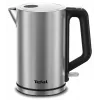 Tefal Bronx KI513D10 chaleira elétrica, 1,7 l, 2400 W, aço inoxidável, base rotativa, filtro, prateada
