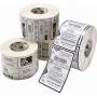 Etiquetas autocolantes para impressora Zebra PolyE 3100T — polietileno, 10,2×7,6 cm, branco, 1890 etiquetas/rolo
