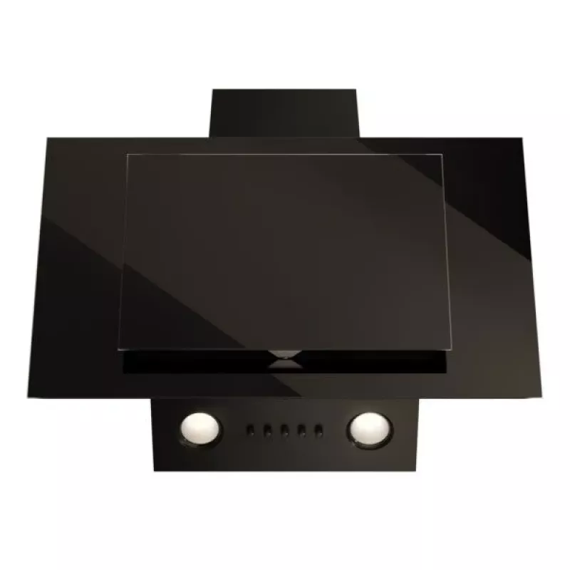 Exaustor de parede vertical Eco Duo Glass preto