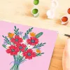 Conjunto de pintura Ravensburger CreArt — Ramo de papoilas (conjunto criativo, modelo 25519)