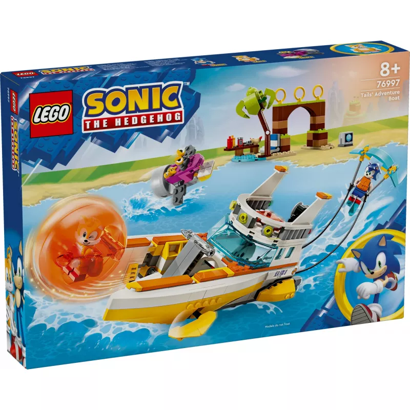 LEGO Sonic the Hedgehog Barco de Aventura do Tails Conjunto de brinquedo 76997