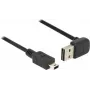 Cabo USB DeLOCK 85184 USB 2.0 0,5m USB A Mini-USB B preto