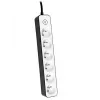 Extensão elétrica TRACER Zebra 1,5 m 6 tomadas