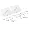 Bridge de rede TP-LINK Beam Bridge 5 UR KIT, 5 GHz Single-Band, Wi‑Fi 5 (802.11ac), Gigabit Ethernet, antena externa, alcance máx. 15000 m, branco