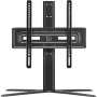 Suporte de TV de mesa One For All SOLID – adequado para todos os tipos de TV de 32 a 65 polegadas – LCD/LED/Plasma/OLED/QLED – orientável (90°) inclinável (15°) – altura ajustável – VESA 60
