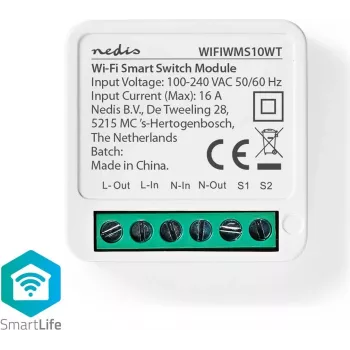 Nedis WIFIWMS10WT. Técnica de transmissão: com fios e sem fios, tecnologias sem fios: WLAN, cor do produto: branco. Fonte de energia: AC, tensão de entrada AC: