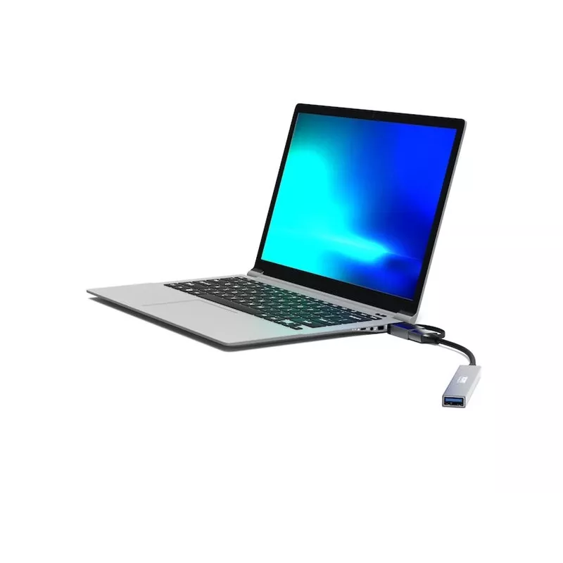 PORT CONNECT | HUB USB-C/USB-A 4 portas USB-A 3.0 5Gbps | 900160