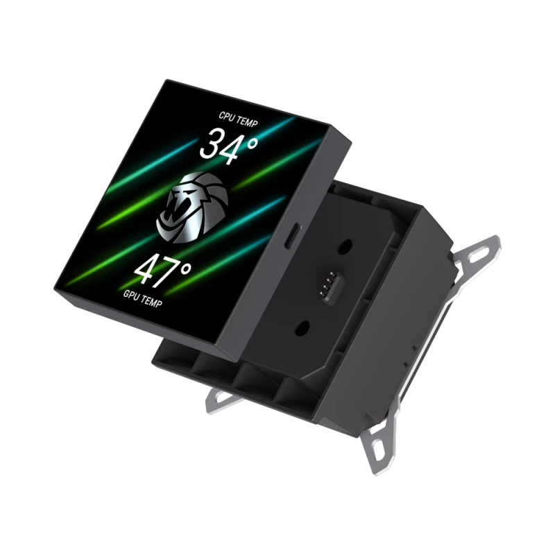 Refrigeração líquida para CPU Gamemax | GLACIER 240 LCD BK | Intel, AMD