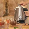 Cecotec Thermosense 620 Retro Steel Chaleira elétrica 1,7 l 2200 W aço inoxidável