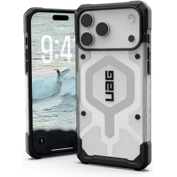 UAG Urban Armor Gear Pathfinder MagSafe capa | Apple iPhone 17 Pro | ice (transparente)/prateado | 114551114333 (114551114333)