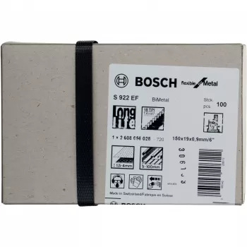 Bosch 2 608 656 028 lâmina de serra tico-tico/serra de recortar/serra sabre bimetal 100 unid.