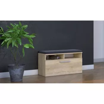 Organizador de sapatos fechado Top e Shop RIVA SZAFKA SONOMA — acabamento carvalho, 850×460 mm, aglomerado de 16 mm