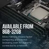 PNY MD16GSD43200-TB, 16 GB, 1 x 16 GB, DDR4, 3200 MHz, DIMM 288 pinos