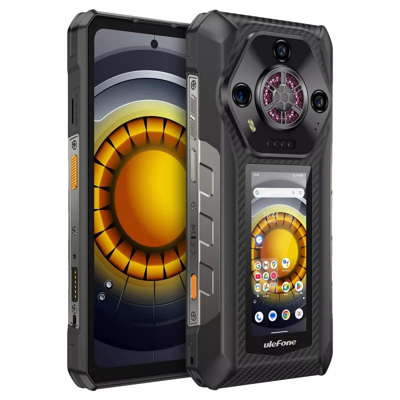 Ulefone Armor 30 Pro 5G UF-A30P smartphone, 6,95 polegadas, 16 GB RAM, 512 GB, IP69K, Android 14, 12800 mAh, preto