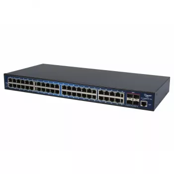 ALLNET 48+4P ALL-SG8652M-10G Switch Ethernet 48 x Gigabit + 4 x 10G portas SFP+, montagem em rack