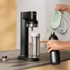 Brita sodaTRIO 1046734 garrafa para carbonatador, aço inoxidável, 1 l, preta