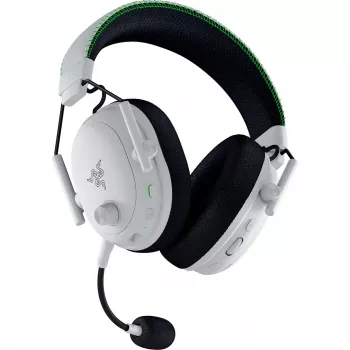 Headset Razer BlackShark V3 Pro com fios e sem fios Bluetooth branco