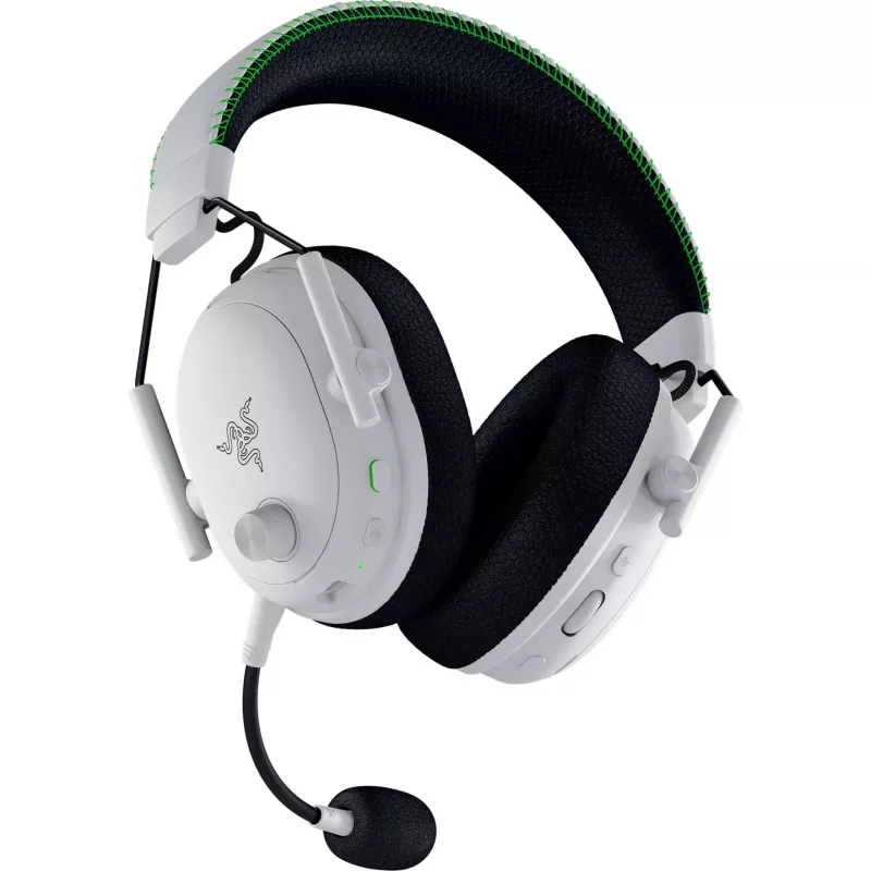 Headset Razer BlackShark V3 Pro com fios e sem fios Bluetooth branco