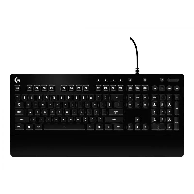 Teclado gaming Logitech G G213 Prodigy RGB LED Tamanho completo Com fios