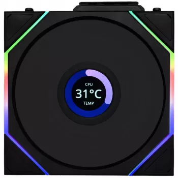 Lian Li UNI FAN TL Wireless LCD ARGB 120 mm Reverse Blade - preto