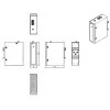 Conversor DC-DC ALLNET ALL-B101 12–24VDC para 48–54VDC, até 200W