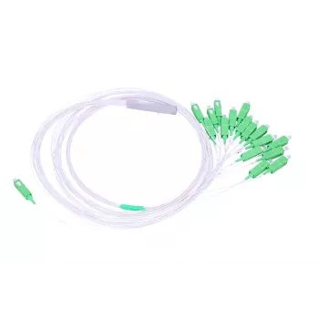 Splitter de cabo Extralink 1:16 PLC SC/APC 900μm 1,5 m transparente