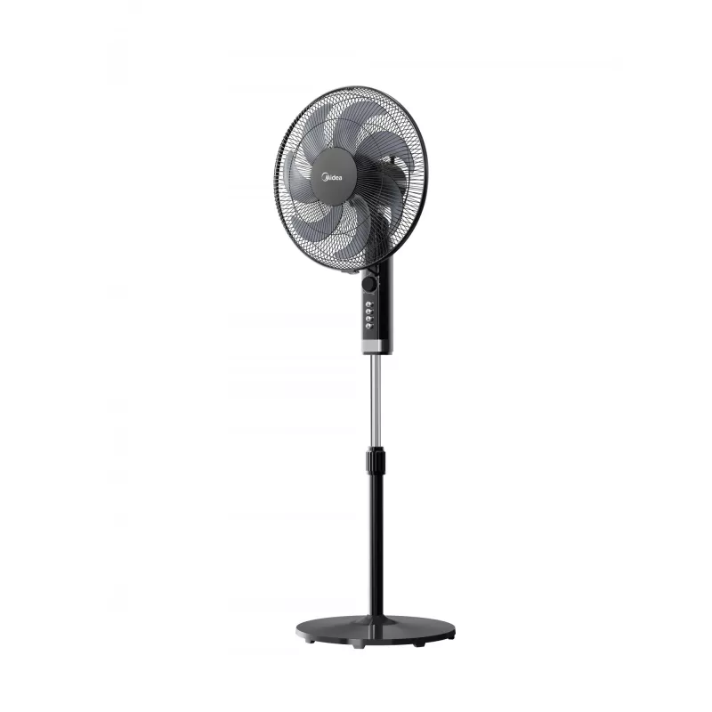 Ventilador de pé Midea FS40-23MT — 3 velocidades, temporizador 2 h, 50 W, 220–240 V, branco, 1300 mm de altura