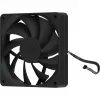 Ventoinha de caixa 120 mm pack de 4 HYTE FA12 preto, suporte PWM, montagem padrão de 120 mm
