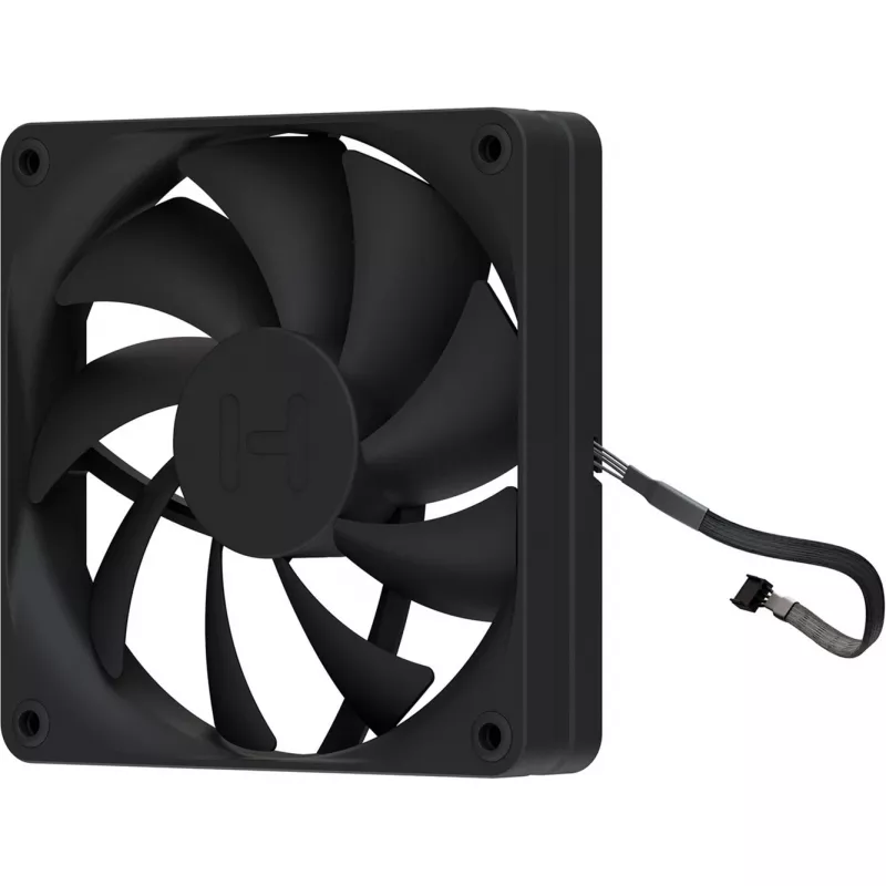 Ventoinha de caixa 120 mm pack de 4 HYTE FA12 preto, suporte PWM, montagem padrão de 120 mm